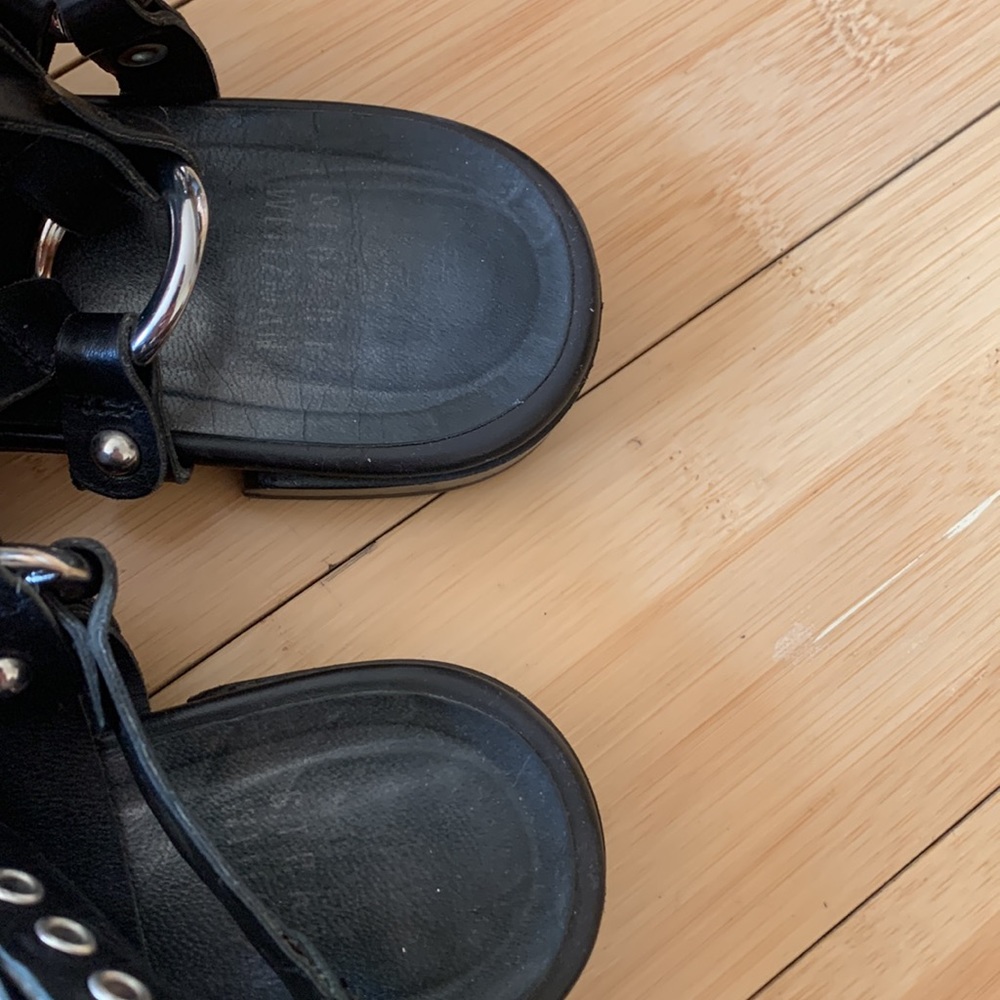 Stuart Weitzman On The Run Gladiator Sandal 7 1/2 - image 5